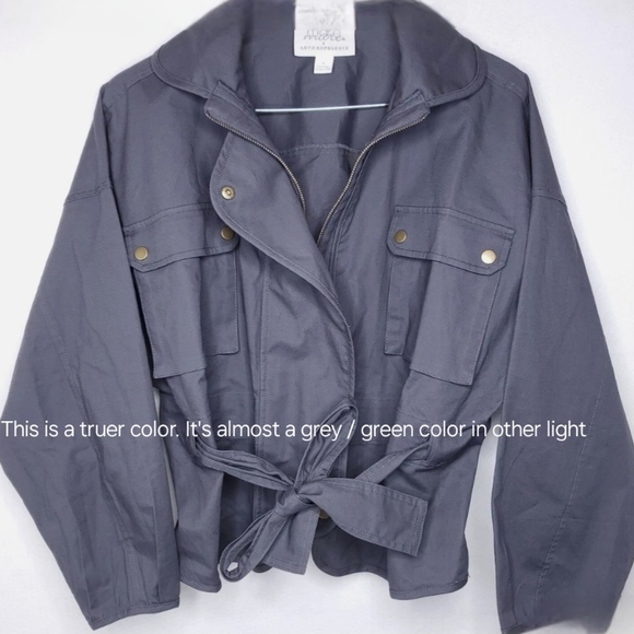 MARE MARE × Anthropologie Dolman Sleeve Belted Utility Jacket M - Picture 13 of 14